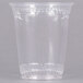 Fabri-Kal Greenware GC12S 12 oz. Customizable Compostable Clear Plastic Cold Cup - 50/Pack
