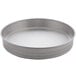 An American Metalcraft tin-plated steel round cake pan with straight sides.