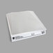 A white box with black text that reads "C-Line 31347 8 1/2" x 11" Clear Economy Vinyl Report Cover"