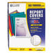 A package of C-Line clear vinyl report covers with a binding bar on the box.