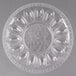 A clear plastic Fineline egg tray with 15 oval slots.