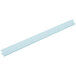 A long white rectangular plastic tag holder.