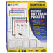 A box of C-Line reusable dry erase pocket sheets in assorted primary colors.