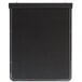 A black rectangular Aarco Ultra Lite lighted write-on markerboard with silver metal corners.