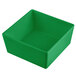 a green square object with white lines