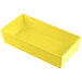 A yellow rectangular Tablecraft bowl.