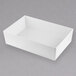 A white rectangular Tablecraft cast aluminum bowl.