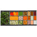 A Tablecraft granite deep straight sided bowl filled with different salads and vegetables.