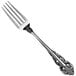 A Walco stainless steel dinner fork with a Fieldstone finish and an ornate pattern on the handle.