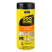 A yellow container of Goo Gone Clean Up Wipes with a black lid.