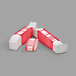 PM Company 55030 Red Self-Adhesive $500 Currency Strap - 1000/Pack