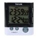 A Taylor digital kitchen timer with clock displayed.