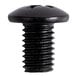 A close-up of a Lavex Harness screw with a round head.
