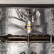 A close up of the Vulcan Mini-JETR electric combi oven with a metal handle.