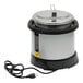 A Vollrath Mirage countertop induction rethermalizer with a cord attached.