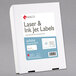 MACO ML1000B Laser / Inkjet 2 inch x 4 inch White Shipping and Address Labels - 2500/Box