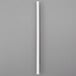 A white paper stick on a gray surface.