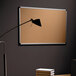 a black lamp shade