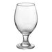 A clear 14 oz. glass goblet with a short stem and wide bowl.