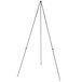 MasterVision FLX04201MV 61 1/2 inch Black Steel 3-Leg Lightweight Easel