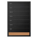 MasterVision PM0329168 16 inch x 24 inch Cork / Weekly Planner Chalk Board with Black Wood Frame