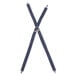 Henry Segal dark grey suspenders with metal clip ends.