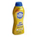 A yellow bottle of Bar Keepers Friend all purpose soft cleanser with a blue lid.