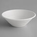 A white Eco-Products compostable noodle bowl.
