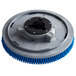 a black and silver object with screws