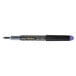 The gray and purple Pilot Varsity fountain pen with a purple tip.