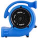 A blue B-Air VPX34 air blower with a black handle.