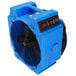 A blue B-Air axial fan air blower.