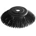 A black circular Minuteman side brush with long bristles.