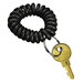 SecurIT 04995 Black Wearable Flexible Wrist Key Coil