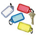 SecurIT 04993 2 1/4 inch x 1 1/8 inch Assorted Color Extra Key Tag