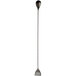 A Barfly gun metal black stainless steel bar spoon with a handle.