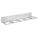 An Edlund stainless steel tongs holder with 5 holes.