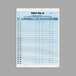 Tabbies 14531 8 1/2 inch x 11 5/8 inch Blue Patient Sign-In Label Form - 125/Pack