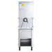 A Scotsman stainless steel air cooled nugget ice machine with a water dispenser.