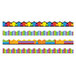 A set of 48 Trend Terrific Trimmers border strips with colorful circles on a white background.