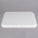 A white CKF foam school tray.