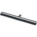 A Carlisle black rubber squeegee with a metal frame.