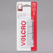 Velcro® 90924 Sticky Back 7/8 inch Square Hook and Loop Clear Fasteners - 12/Pack