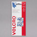 Velcro® 91386 1/2 inch x 1 1/4 inch White Oval Fasteners - 40/Pack
