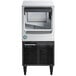 A silver and black Hoshizaki undercounter ice machine.