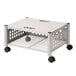 Vertiflex VF52005 21 1/2 inch x 17 7/8 inch x 11 1/2 inch Matte Gray One-Shelf Underdesk Machine Stand