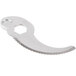 A silver Robot Coupe Coarse Serrated Edge Blade with a hexagon shaped nut.