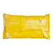 A yellow plastic bag with white text labeled "Yellow Cake Mix"