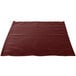 a red cloth on a white background
