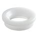 A white plastic front shaft seal for Narvon SM261, SM262, and SM263 machines.